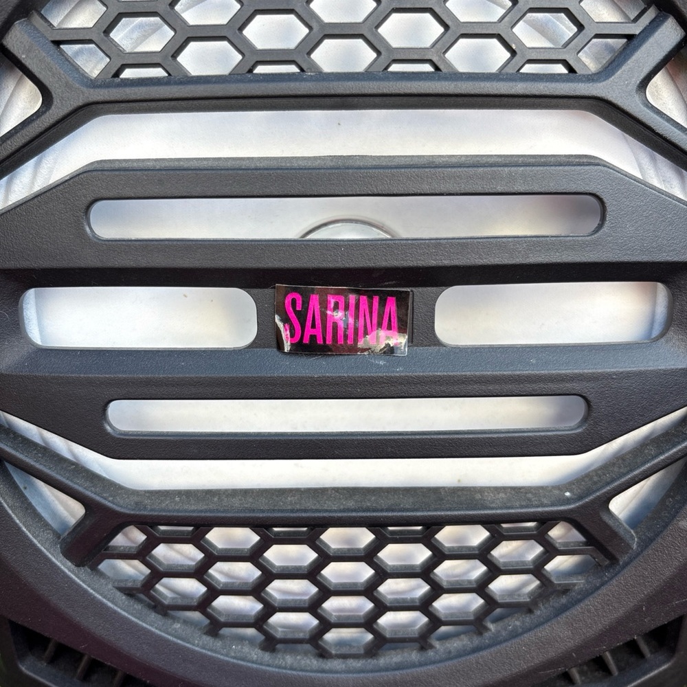 Black Portable Speaker with LED Light